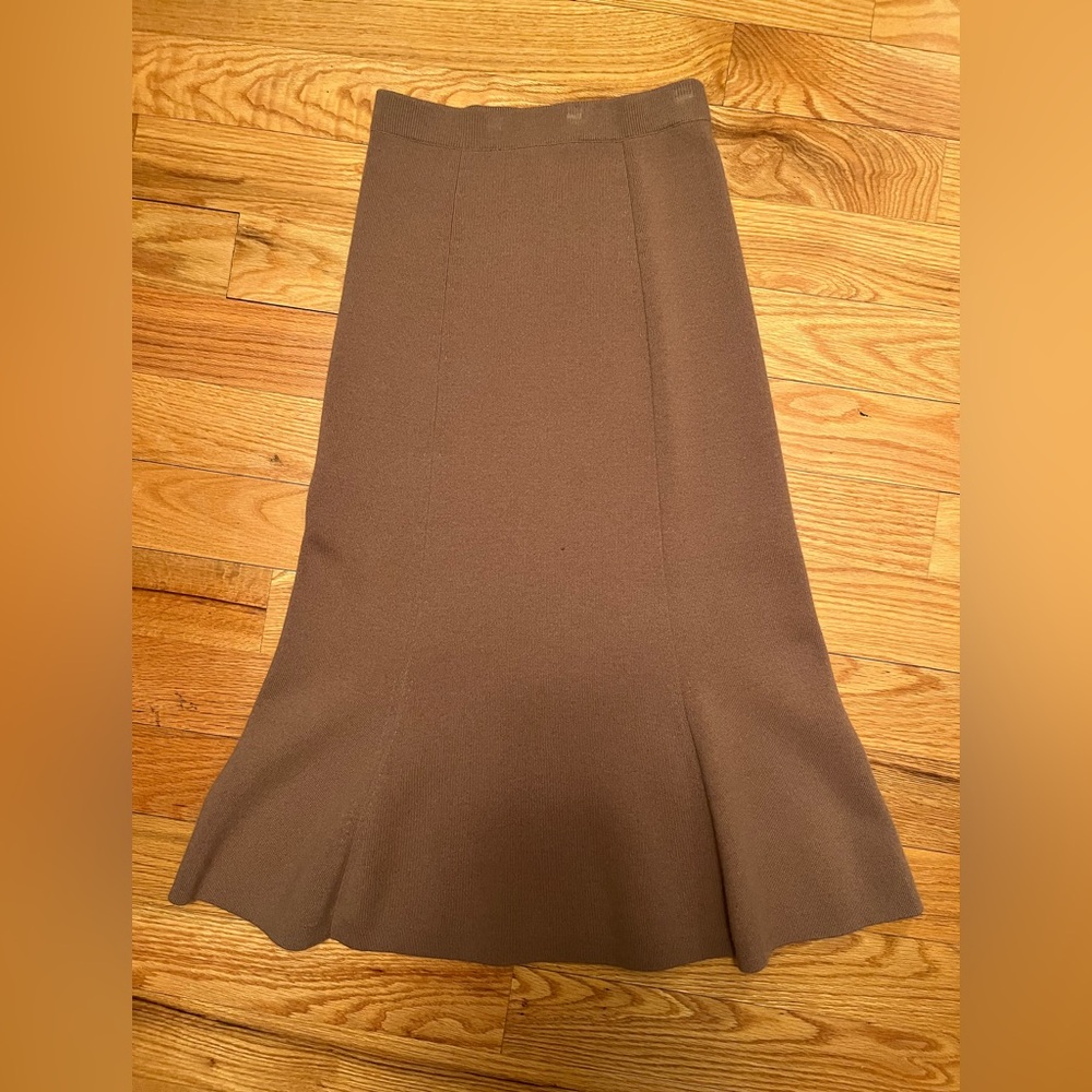Joseph long wool skirt